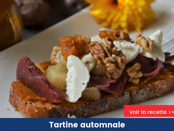 Tartine automnale